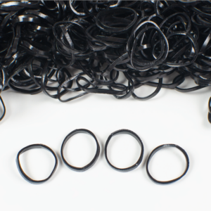 Pack de Ligas para el Cabello Color Negro